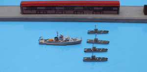 Minensuchverband "Düren" (1 Set) D 1980er Hansa S 386/387